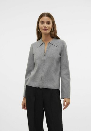 Vero Moda VMHANNA  - Vest - medium grey melange