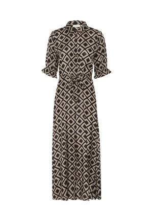 Kaffe KAVELANA - Maxi dress - black deep feather g chestnut