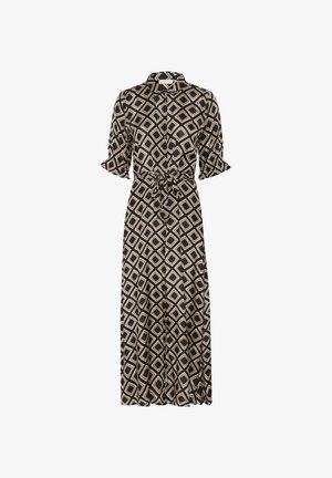 Kaffe KAVELANA - Rochie maxi - black deep feather g chestnut