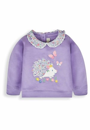 HEDGEHOG APPLIQUE WITH COLLAR - Sweatshirt - lilac