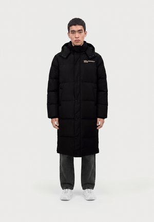 Karl Lagerfeld Jeans EXTRA LONG PUFFER - Зимно палто - black