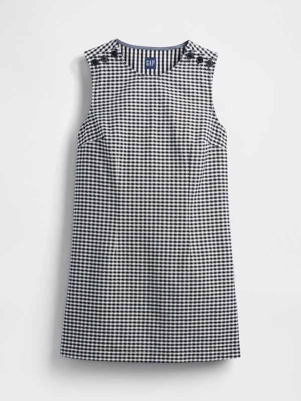 GAP X DOEN CHECK SHIFT DRESS - Denim dress3