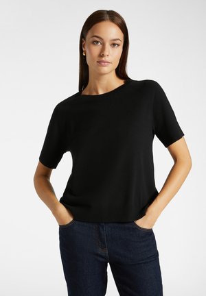 MANICHE CORTE  - T-shirt basic - nero