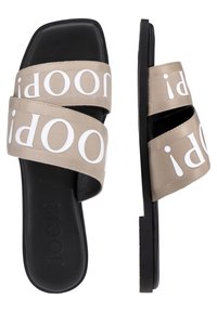 JOOP! NASTRO MERLE FD - Šľapky - sesame