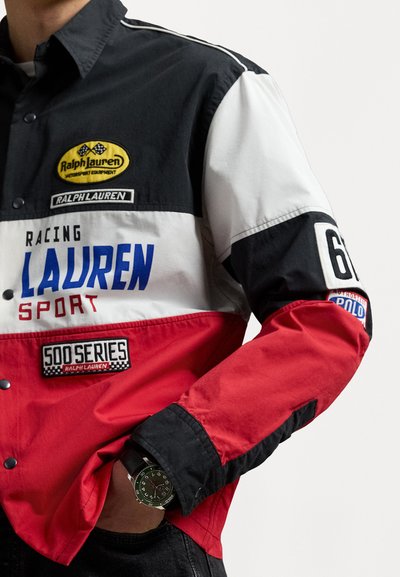 Polo Ralph Lauren RACING OVERSHIRT - Lett jakke - black