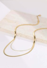 Hey Happiness MIXED SNAKE AND CABLE CHAIN - Collana - goldfarben