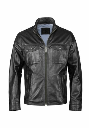 BUNICOLO - Leather jacket - schwarz