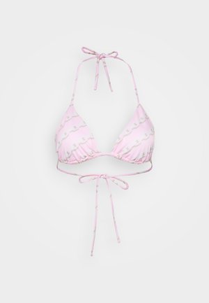 Versace SWIM VITA TREASURE PRINT - Bikini top - pastel pink/milk
