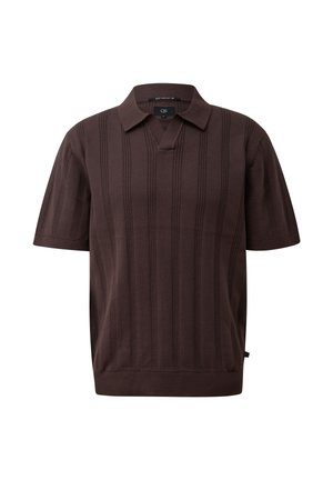 QS, POLO-SHIRT - Poloshirt - dunkelbraun