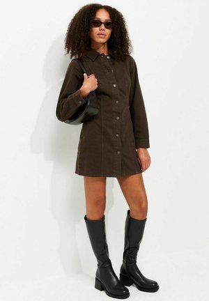 New Look, Vestido vaquero - dark brown