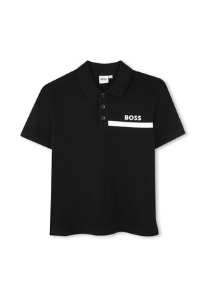 BOSS Kidswear POLO MANCHES COURTES - Poloshirt - black