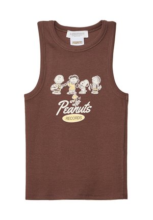 PEANUTS  - Linne - dark brown