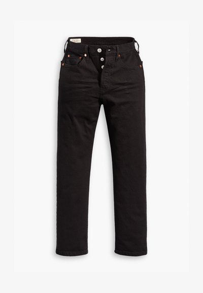 501® CROP - Jean droit - black sprout