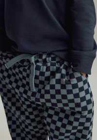 Next REGULAR FIT - PATTERNED  JOGGERS - Jogginghose - navy blue checkerboard