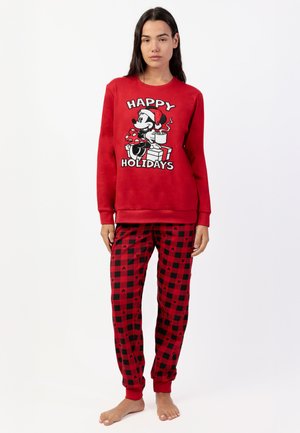 DISNEY MANGA LARGA MOUSE HOLIDAYS PARA  - Pigiama - rojo