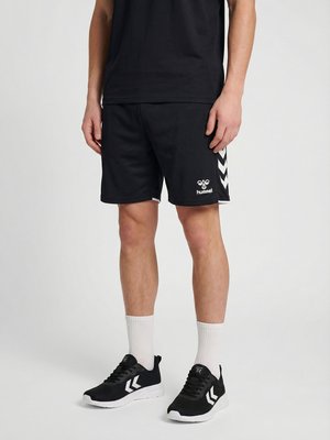 Hummel, CORE - Tracksuit bottoms - black white