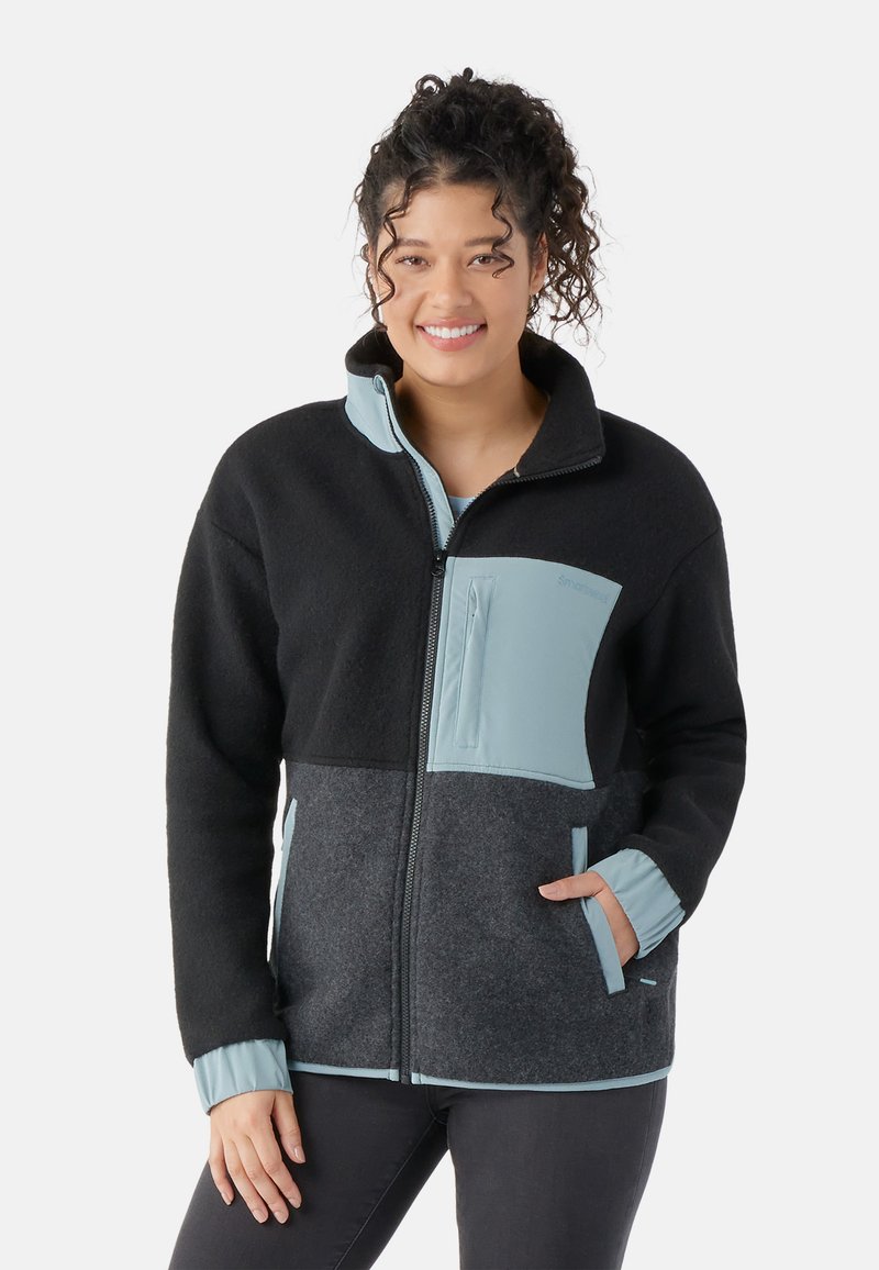 Smartwool HUDSON TRAIL FLEECE - Veste polaire - black