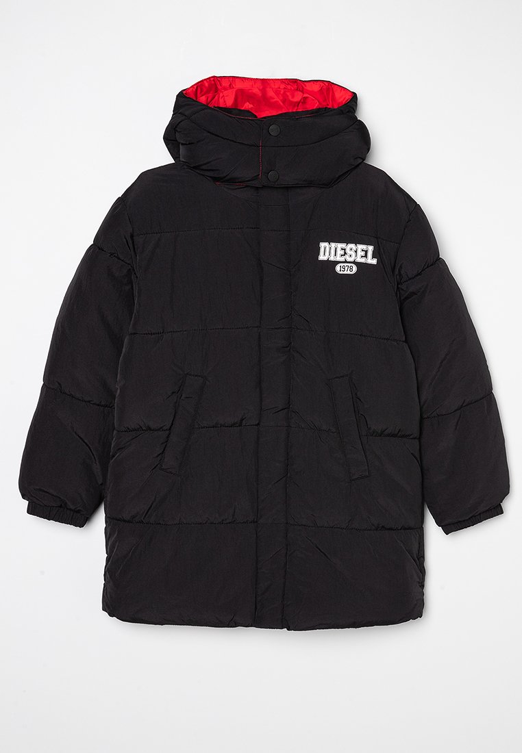 Diesel Wintermantel zwart Diesel Wintermantel zwart