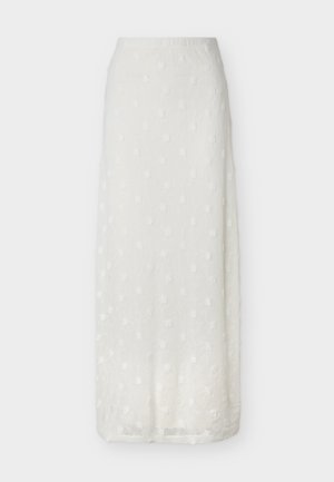 Gina Tricot, 3D FLORAL SKIRT - Μάξι φούστα - marshmallow