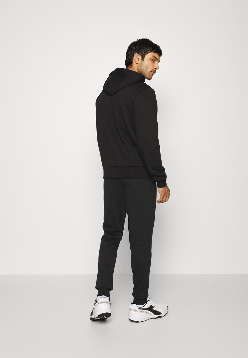 Lacoste Sport - SPORTS HOODED TRACKSUIT - Träningsset - black, Förstora