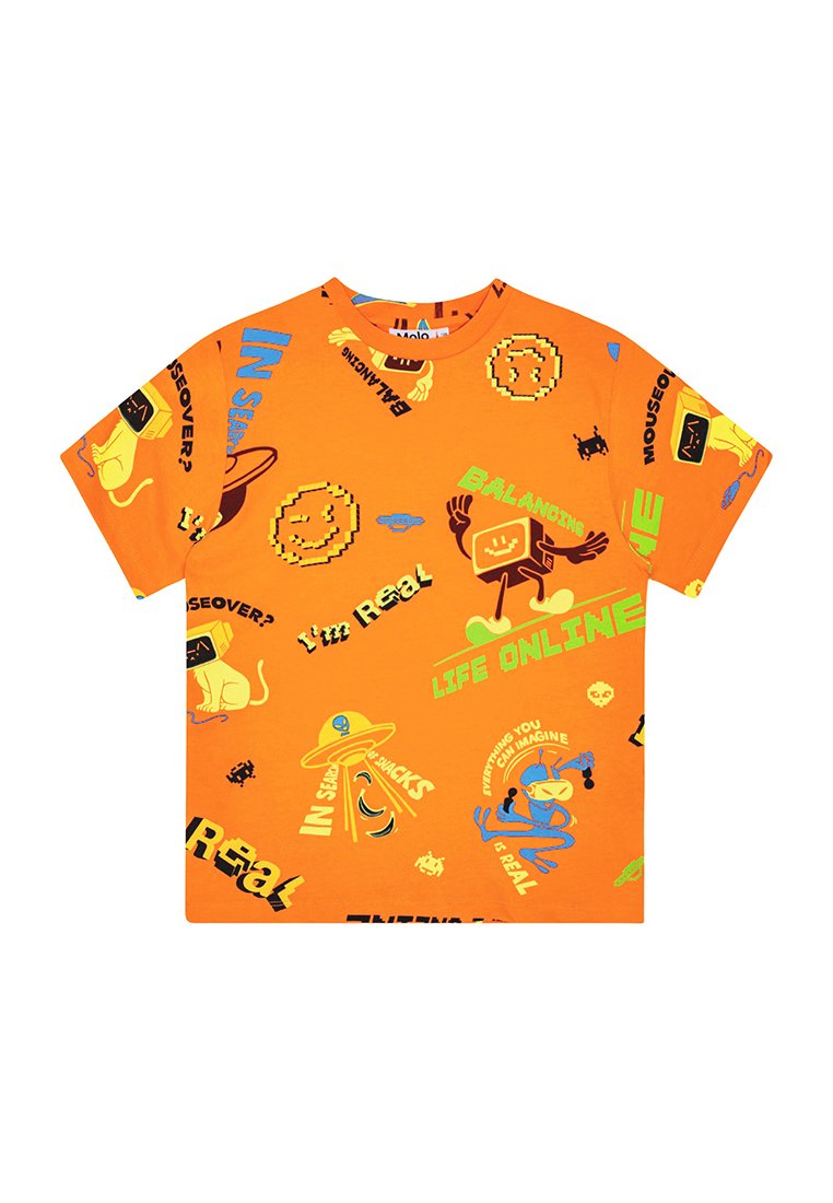 Molo T-shirt print oranje