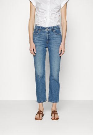 HIGH-RISE STRAIGHT ANKLE JEAN - Straight leg jeans - blue denim