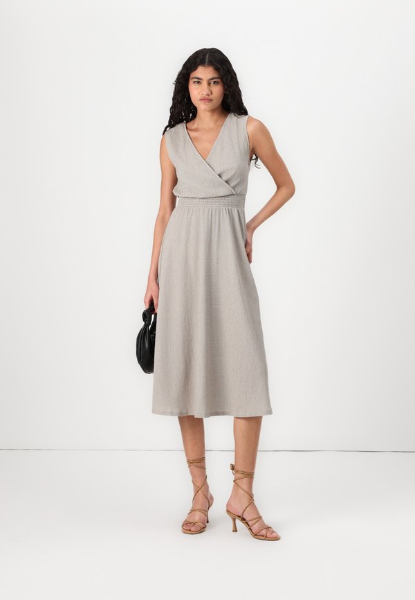 ONLAGNES WRAP DRESS - Jersey dress - feather gray2