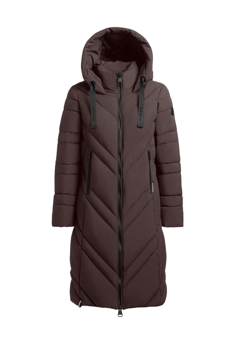 khujo Wintermantel donkerpaars