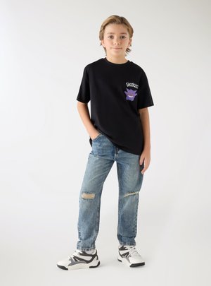 Terranova, CON STRAPPI UNITA - Jeans a sigaretta - blu denim medio
