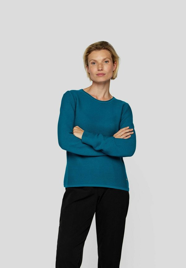 Strickpullover - petrol