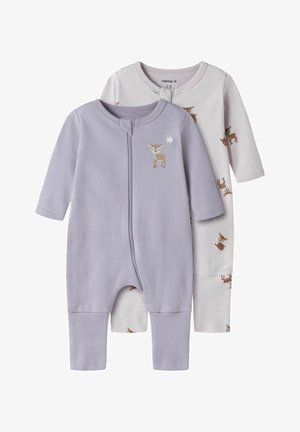 2-PACK - Grenouillère - lilac marble