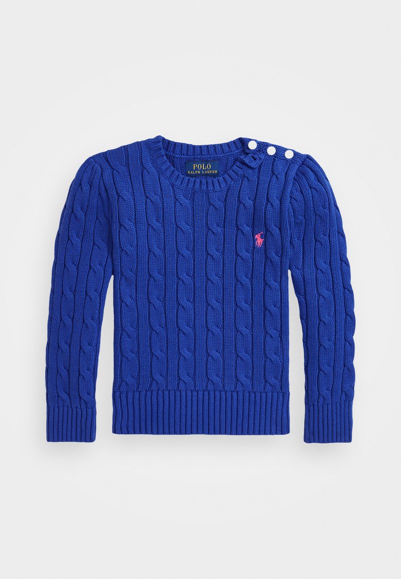 Polo Ralph Lauren CABLE KNIT COTTON SWEATER - Camisola - classic azure