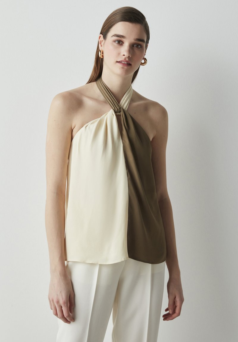 Damen T-Shirts | Ipekyol Bluse l brown/hellbraun - SC08600 Damen T-Shirts | Ipekyol Bluse l brown/hellbraun - SC08600