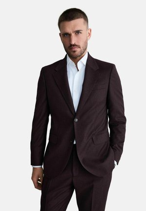 SIGNATURE ZIGNONE - REGULAR FIT - Sakko - burgundy red