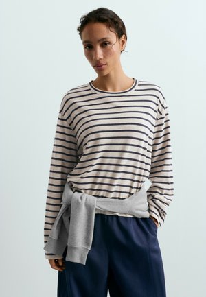 OYSHO, T-shirt à manches longues - mink melange