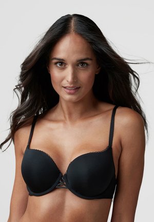 Next, MIMI TRIPLE BOOST MICROFIBRE PLUNGE BRA - Reggiseno push-up - black
