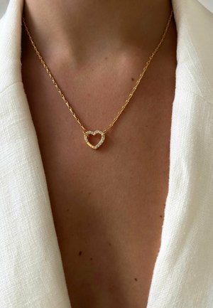 ByNouck BRIGHT HEART - Necklace - gold coloured