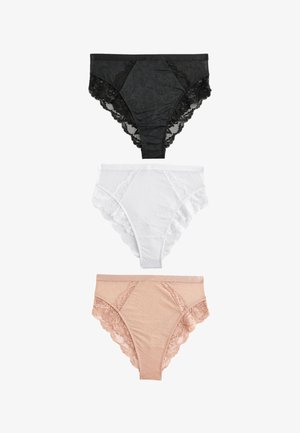 Next, 3 PACK - Braguitas - black white nude