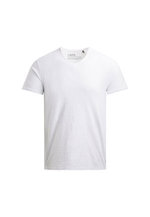 Camp David, CAMP DAVID BASIC T-SHIRT MIT V-NECK - Basic T-shirt - opticwhite