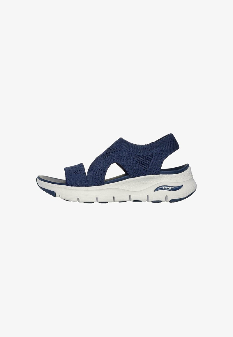 Skechers ARCH FIT - BRIGHTEST DAY - Sandalias de cuña - azul