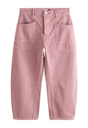 Next, REGULAR FIT - DOUBLE POCKET BARREL JEANS  . - Jeans Relaxed Fit - pink