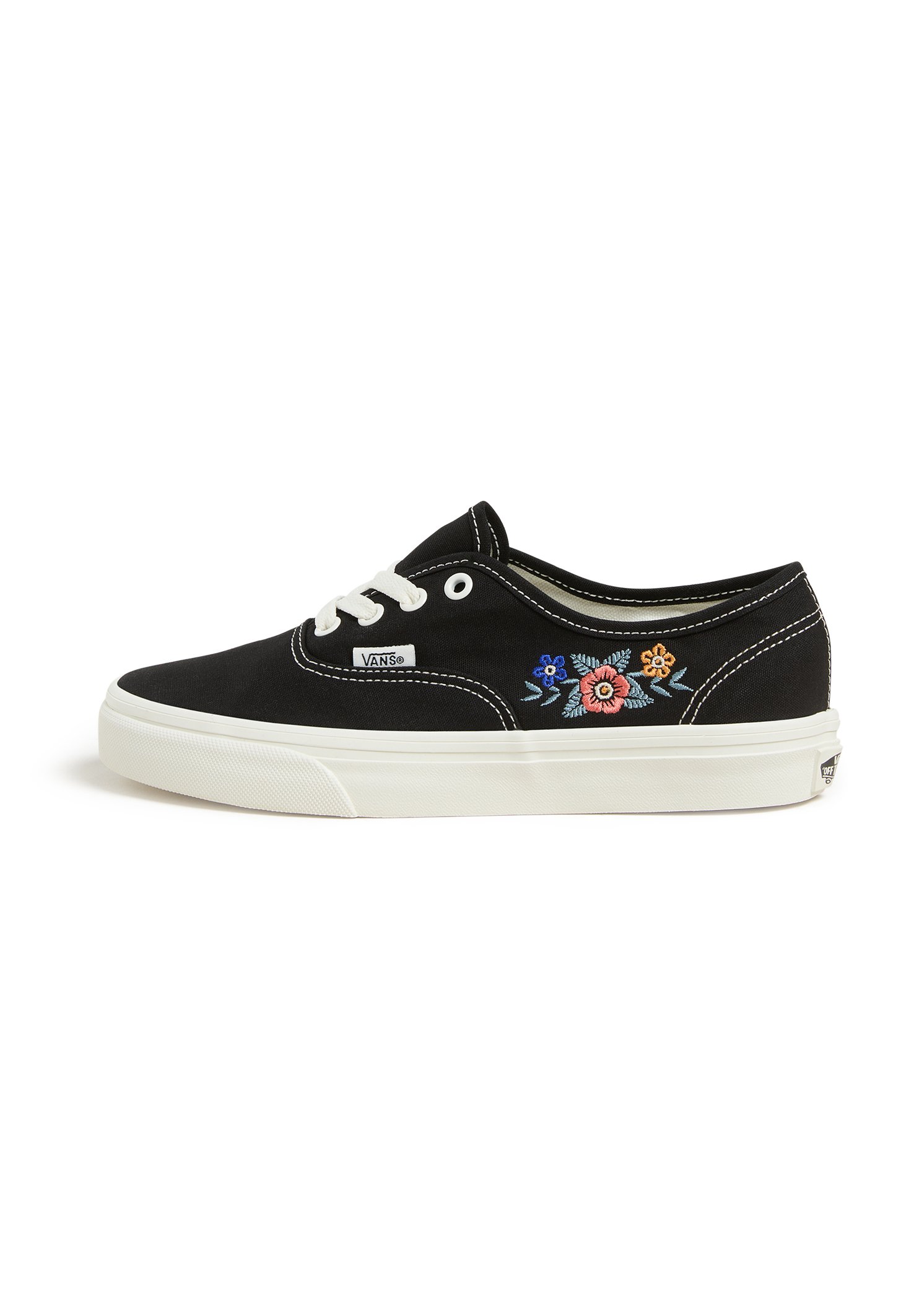Vans AUTHENTIC UNISEX - Trainers - black floral/black - Zalando.ie