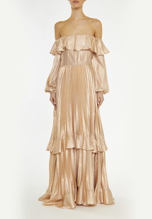 BARDOT PLEATED  - Gallakjole - metallic copper