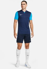 Nike Performance TROPHY - T-Shirt sport - midnight navy photo blue white