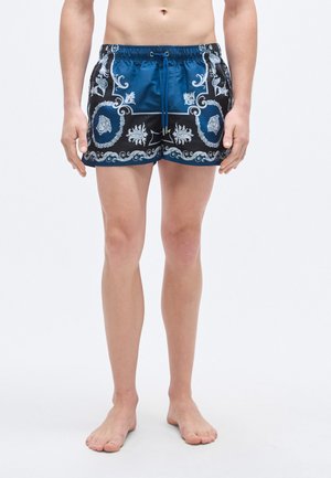 SWIM MYTHIC BAROCCO PRINT - Badeshorts - black/petrol blue