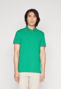 Tommy Hilfiger - TIPPED SLIM  - Poloshirts - olympic green Miniaturebillede 1