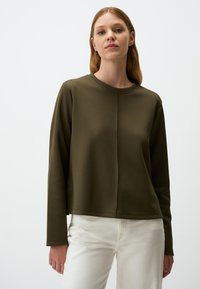 CREW NECK - Sweater - khaki