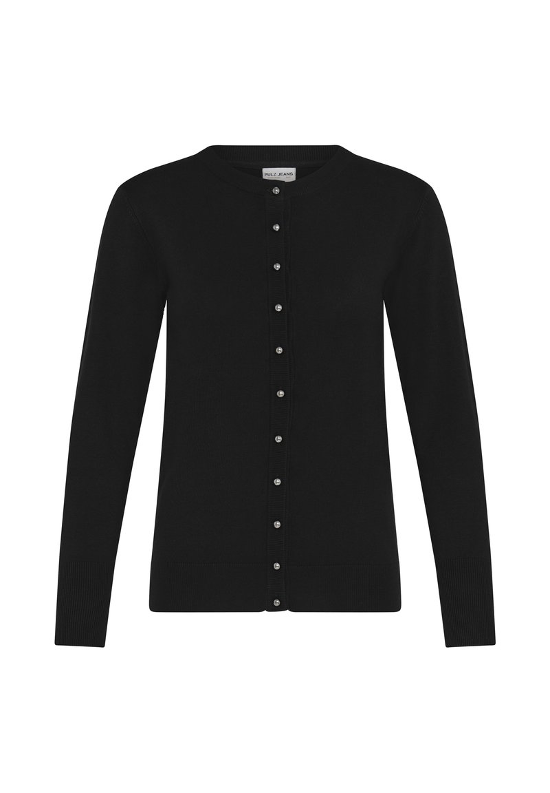 PULZ Vest zwart denim/blackdenim