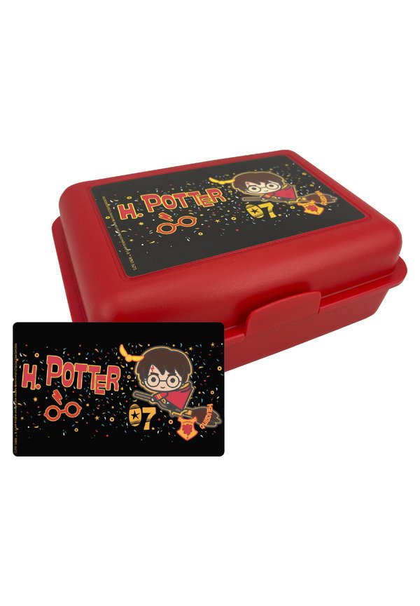 QUIDDITCH BUTTERBROTDOSE MIT TR - Brotdose - rot