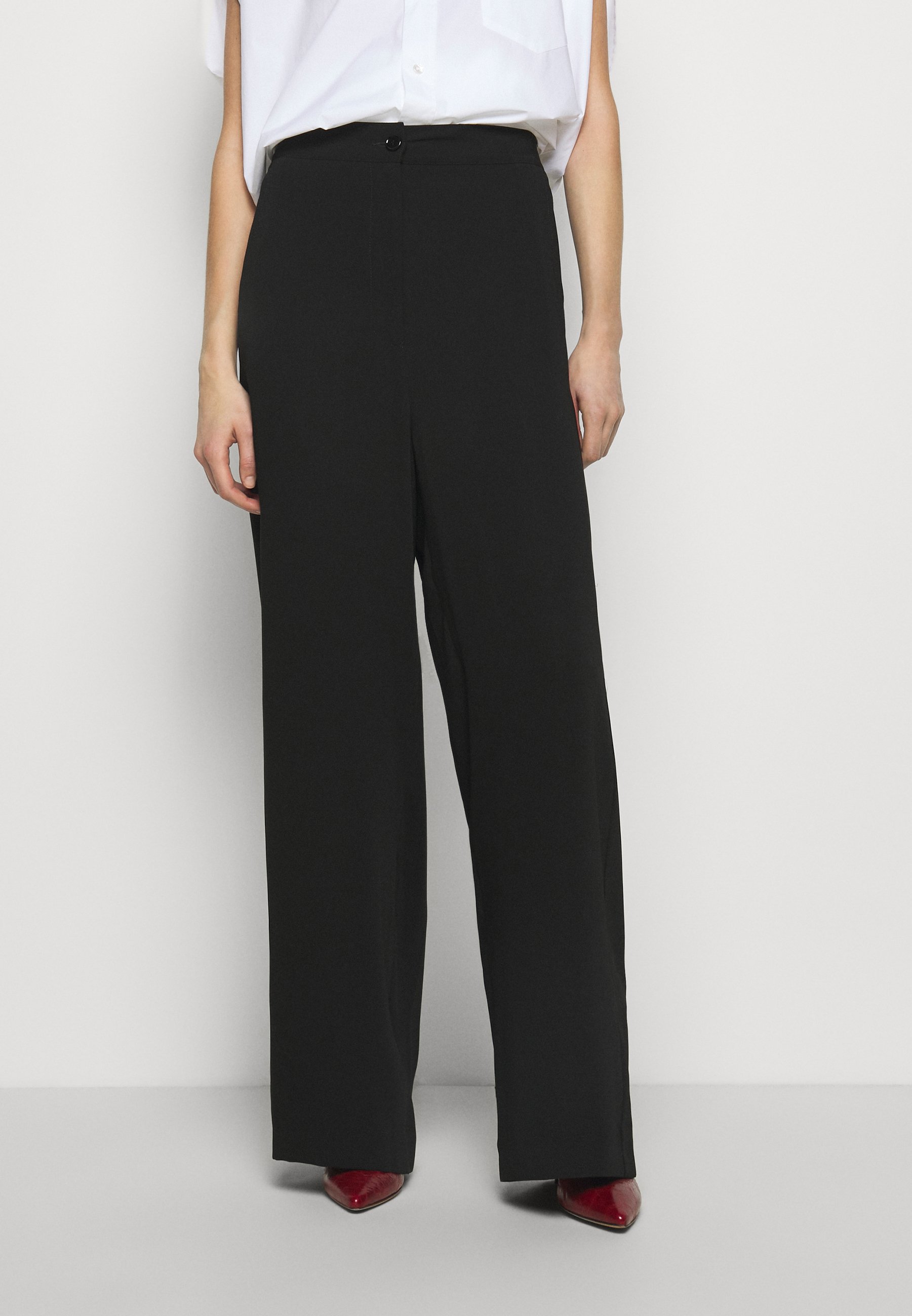 MM6 Maison Margiela Broek - black/Zwart - Zalando.nl